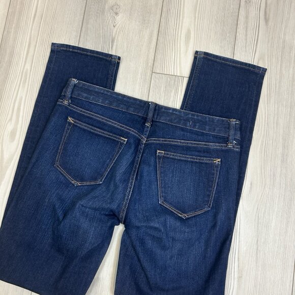 Women’s GAP 30T 30 Tall Real Straight Jeans Dark Wash 364618 - Picture 8 of 12